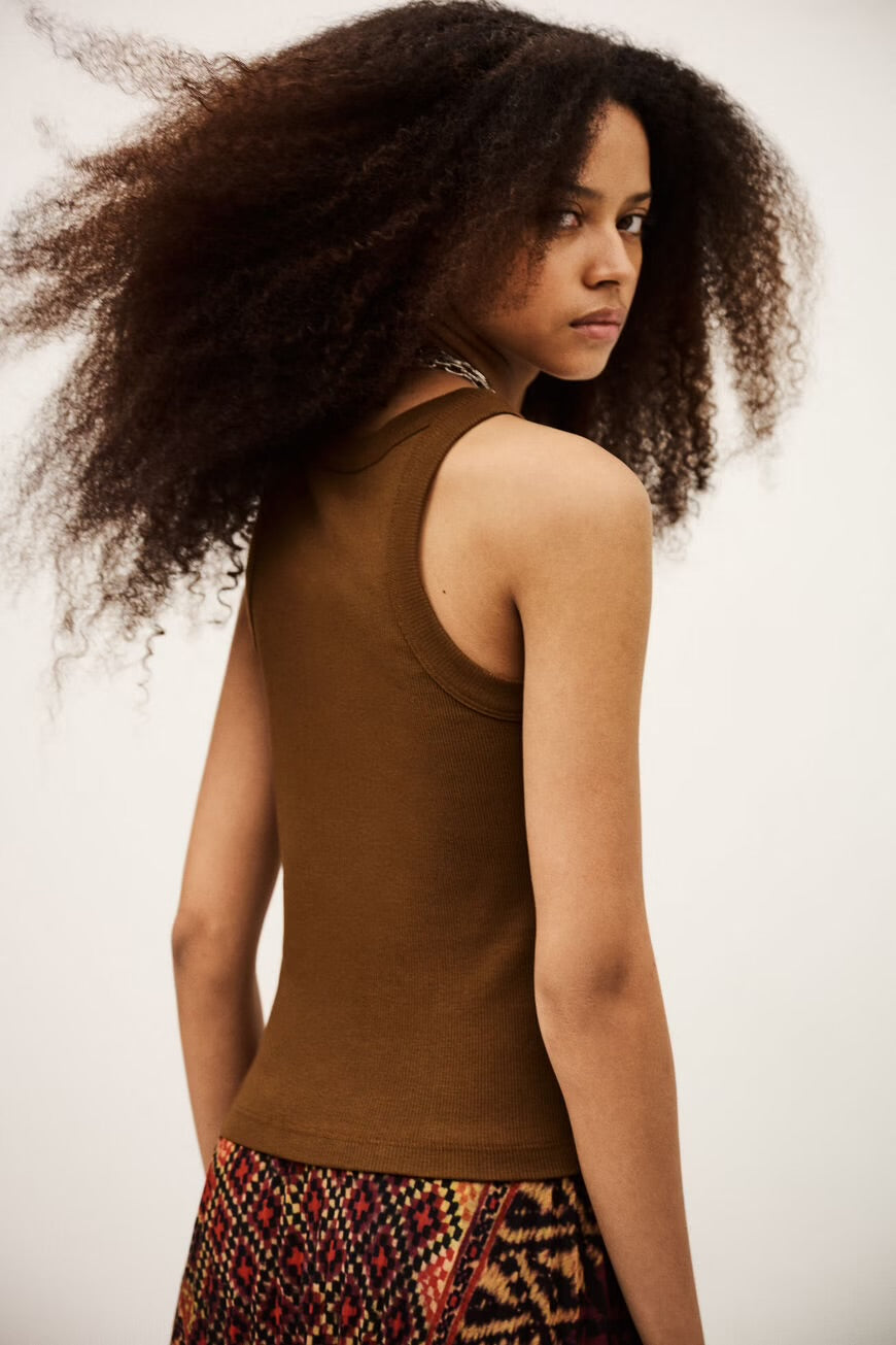 Ba&sh Top Cynda Bronze