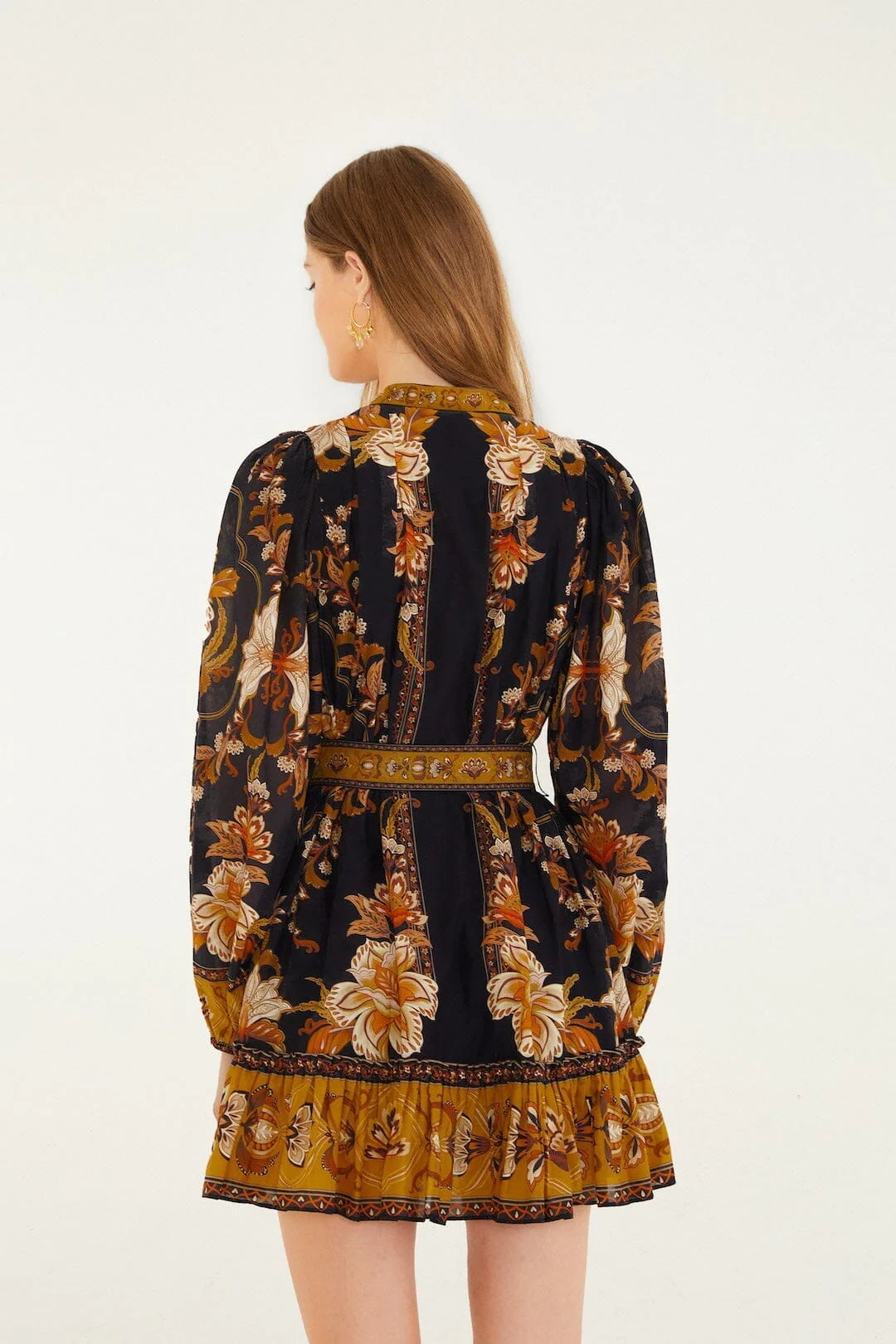 Farm Rio mini dress Majestic Garden