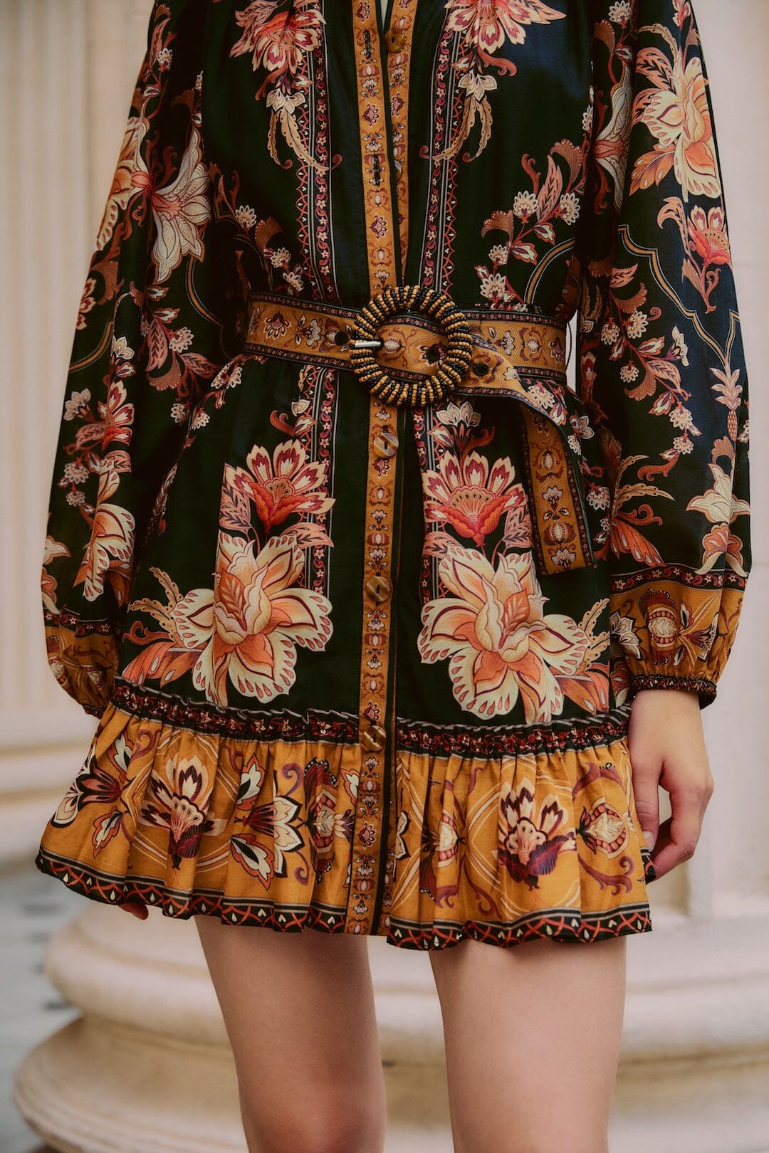 Farm Rio mini dress Majestic Garden