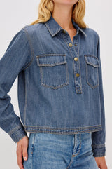 Rails Denim Shirt Ports