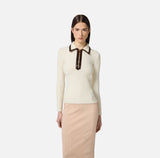 Elisabetta Franchi Sweater Milk