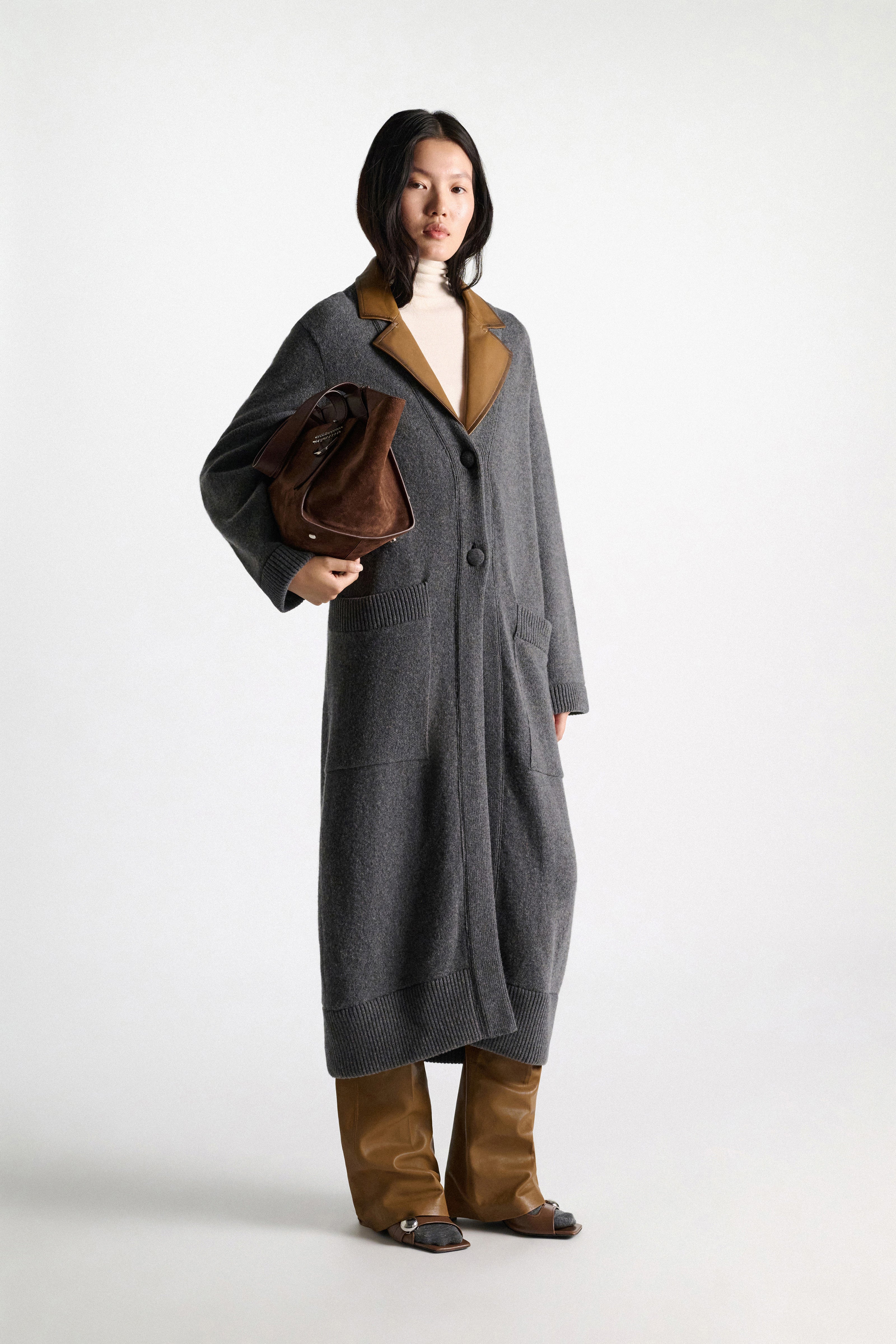 Dorothee Schumacher Mantel It´s a Match Anthracite