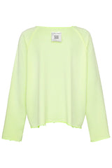 Liv Bergen Sweater Tag Neon Yellow