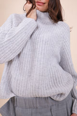 Herzensangelegenheit Pullover Turtle Aluminium