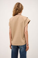 Ba&sh T-Shirt Pio Ficelle