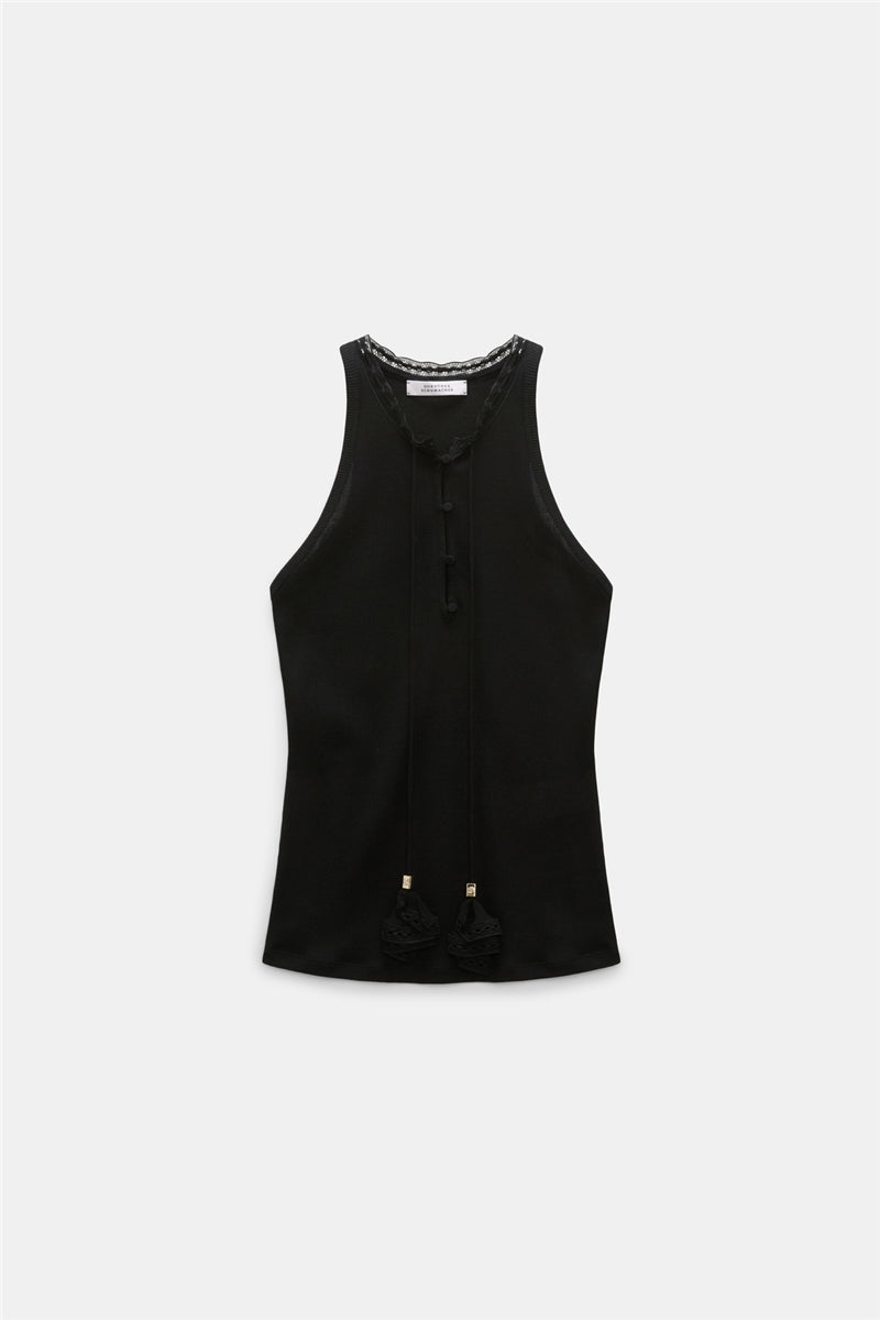 Dorothee Schumacher Top Pure Sleekness Black