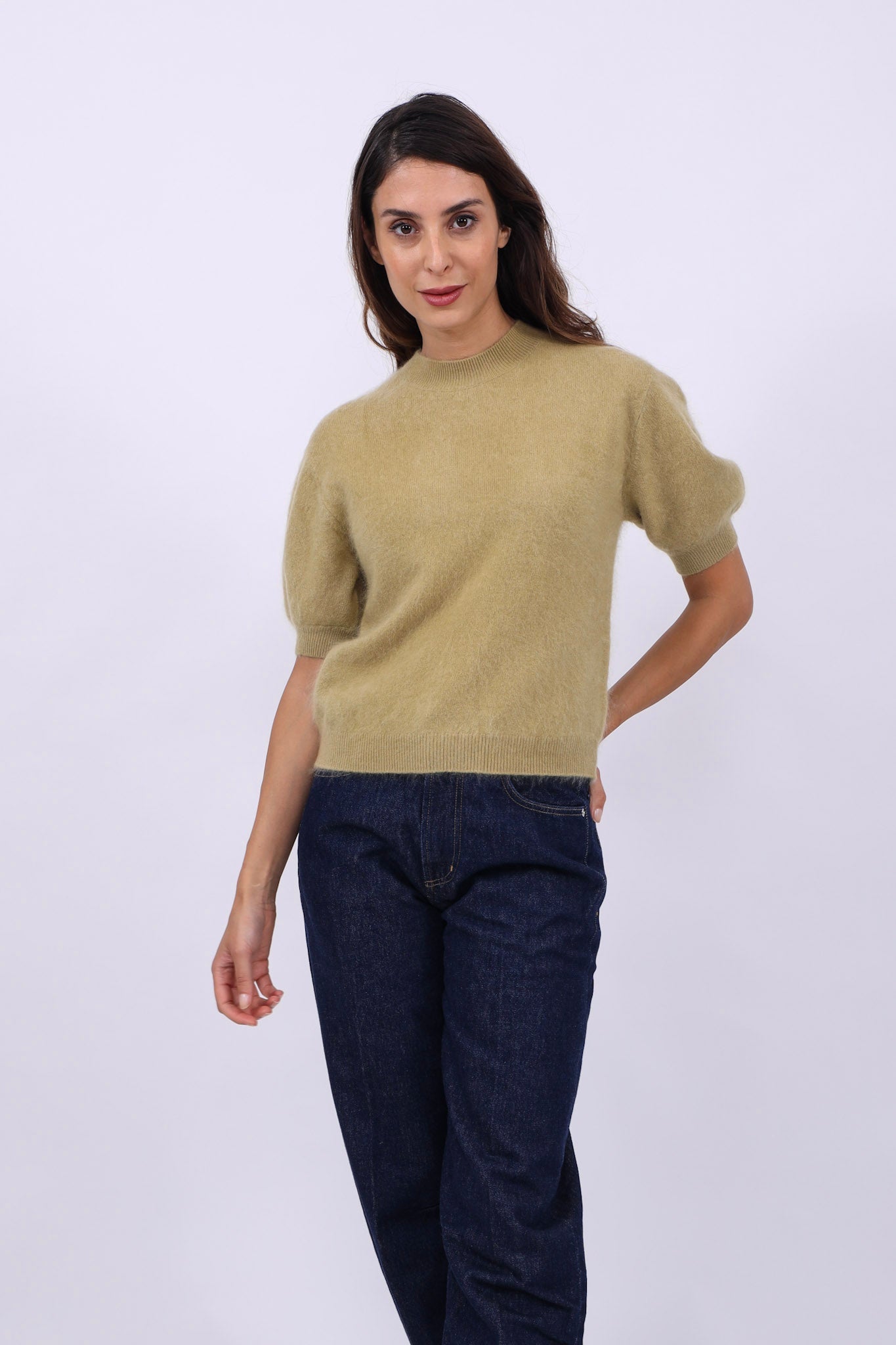Herzens Pullover Short Khaki
