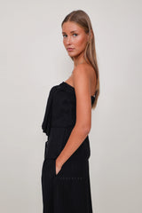 Liviana Conti Top Bandeaux Black