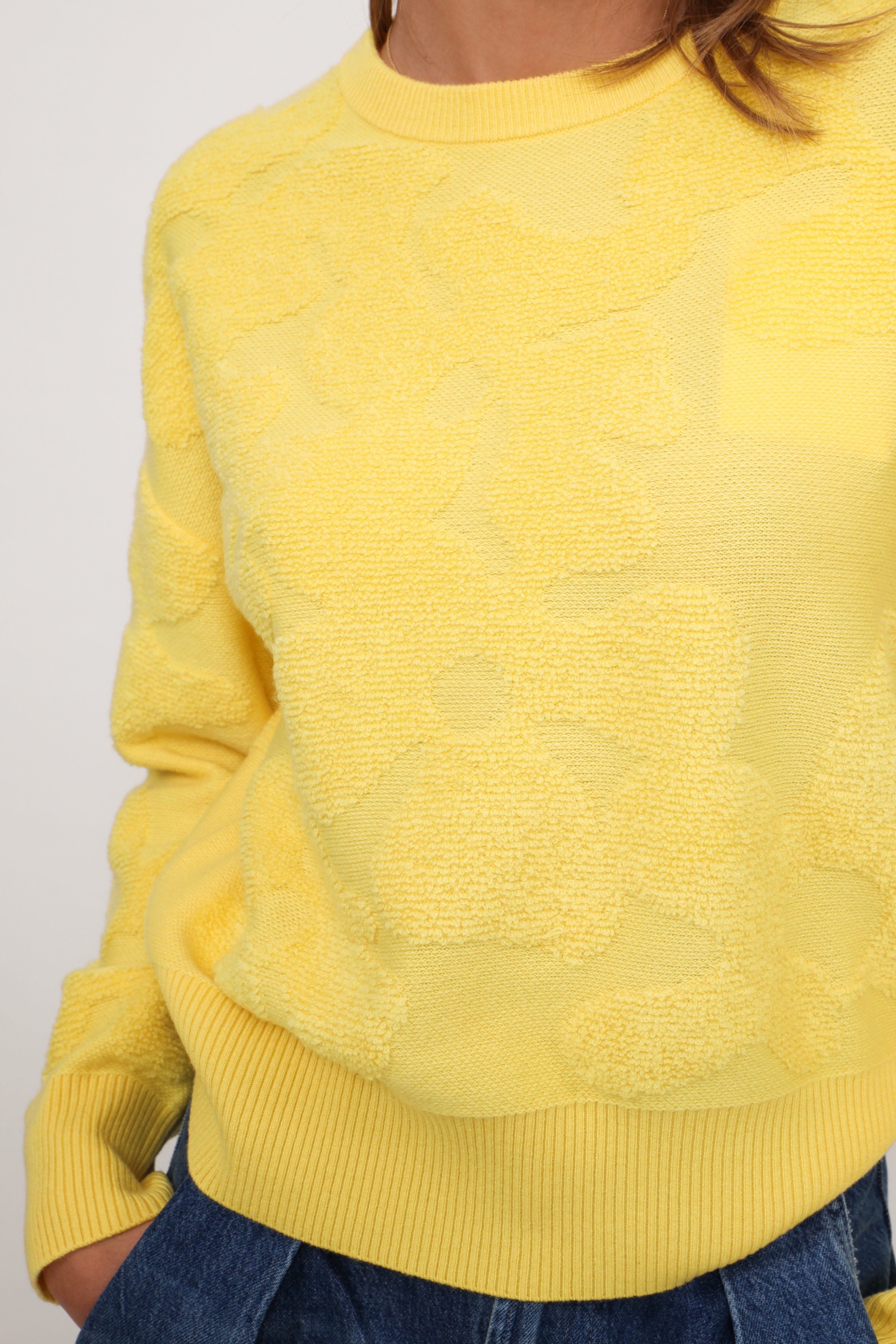 Herzens Sweater Flower Love Yolk