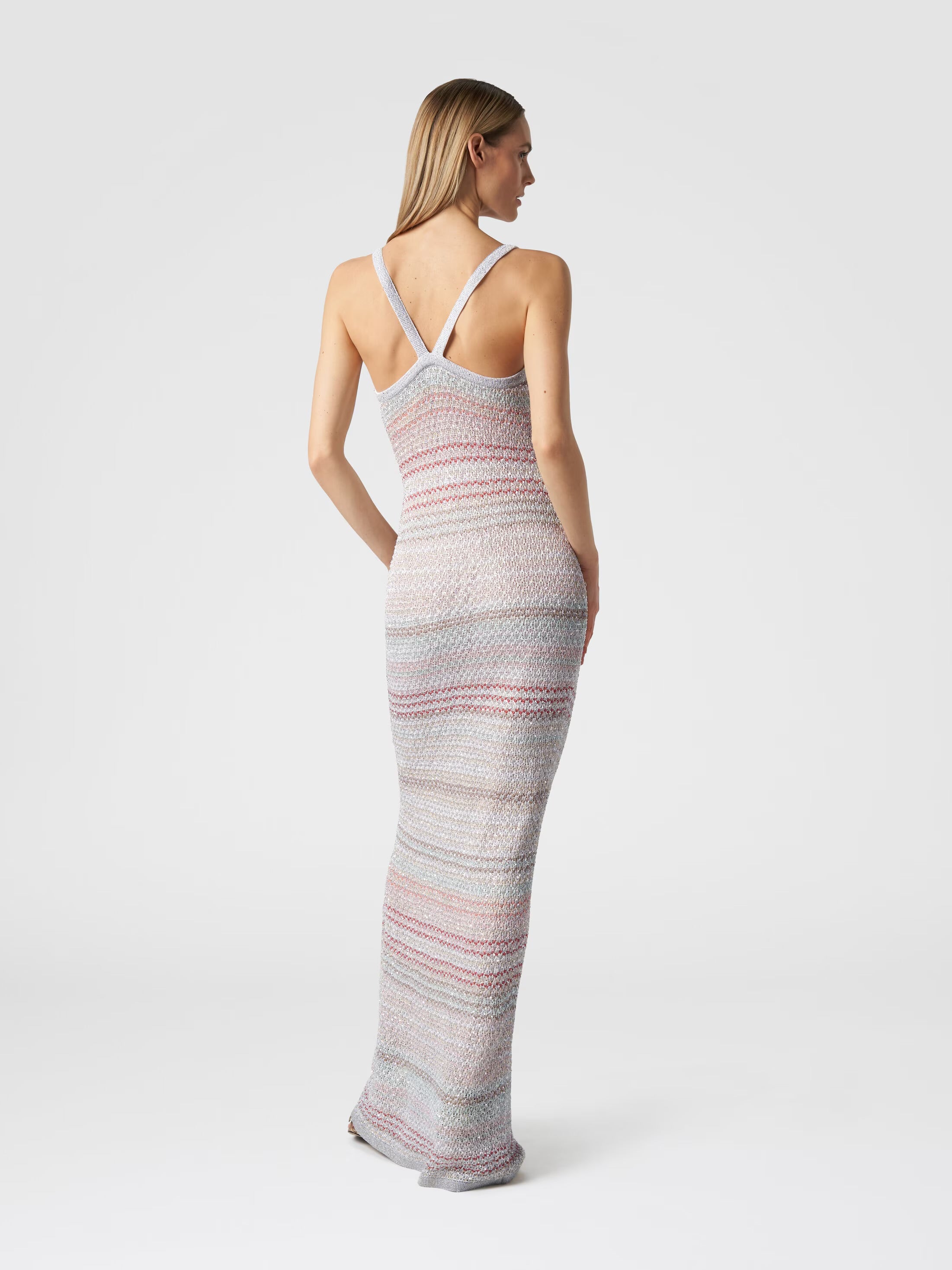 Missoni Long Dress Zigzag Weave
