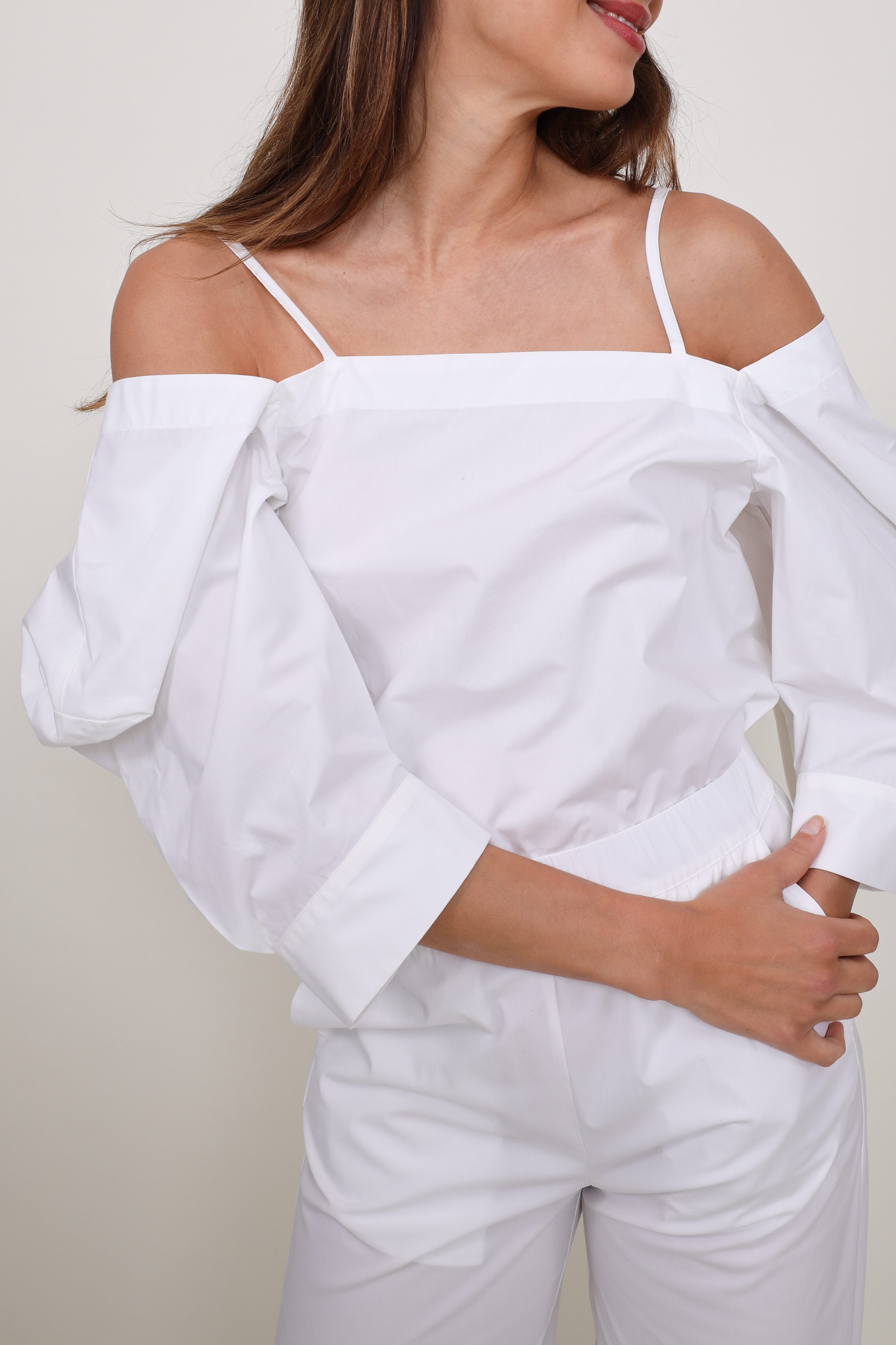 Liviana Conti Bluse Aira Bianco
