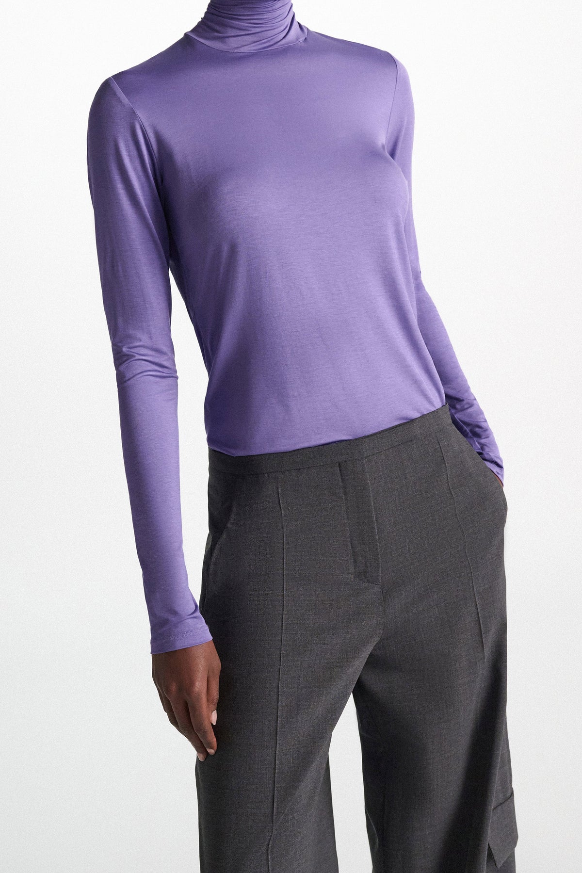 Dorothee Schumacher Shirt Glossy Ease Violet