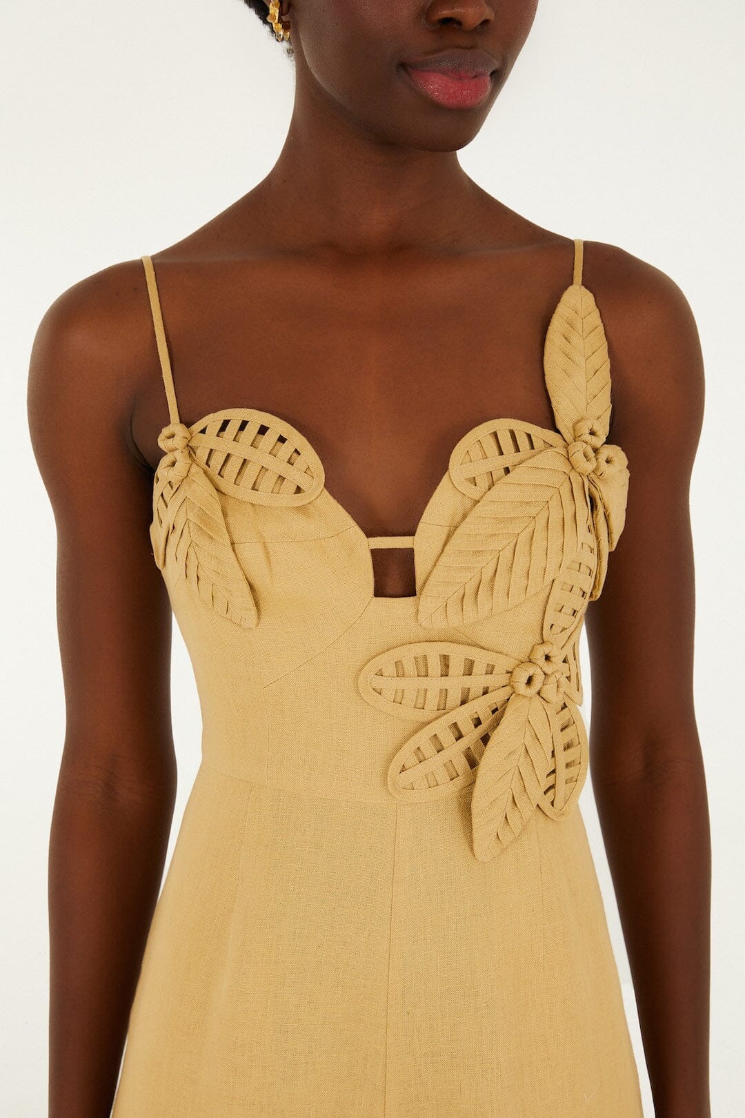 Farm Rio Jumpsuit Sand Flowers