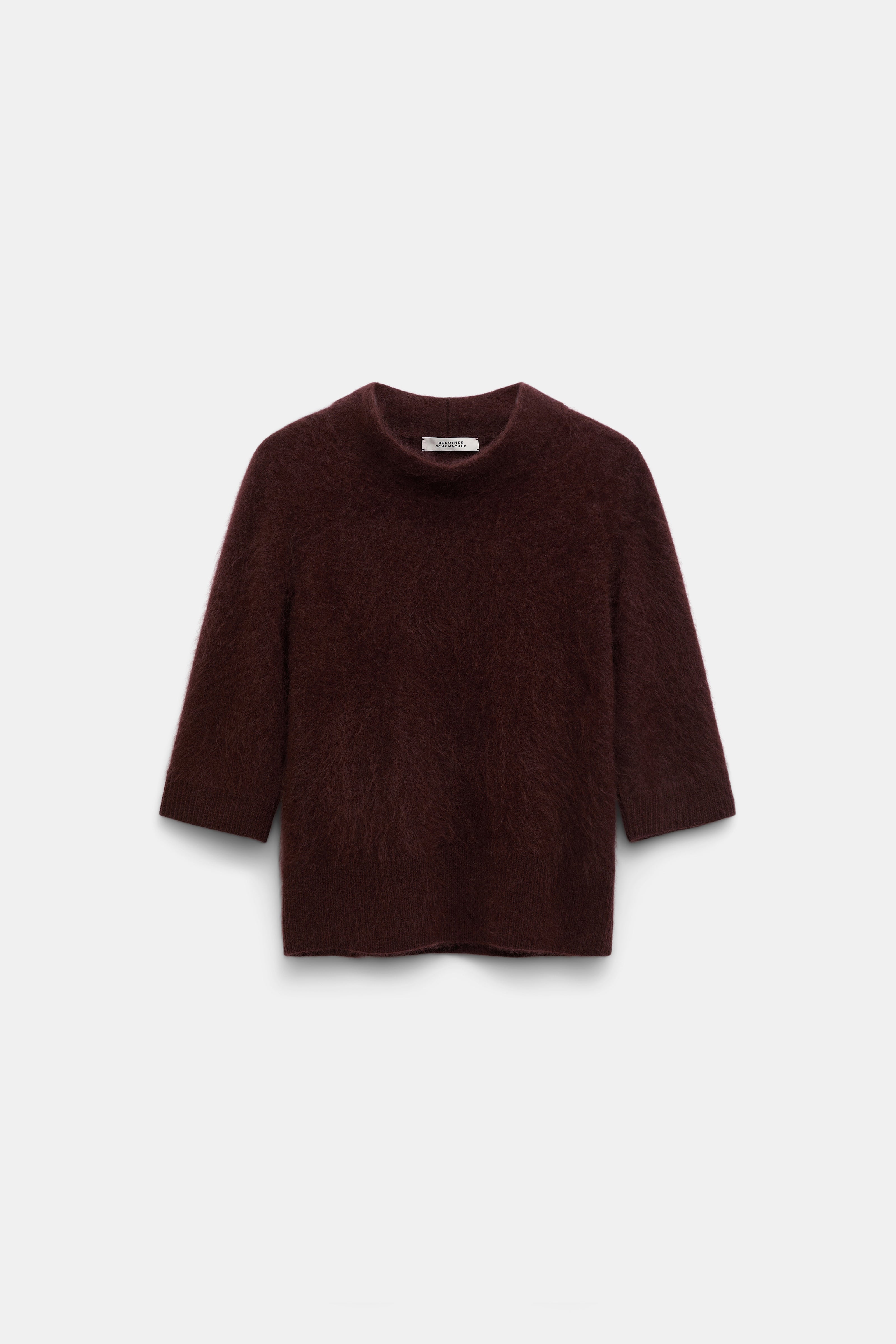 Dorothee Schumacher Sweater Fluffy Statement Choco