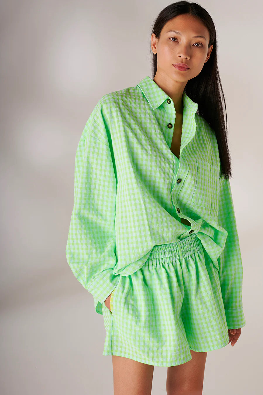 Liv Bergen Bluse California Neon