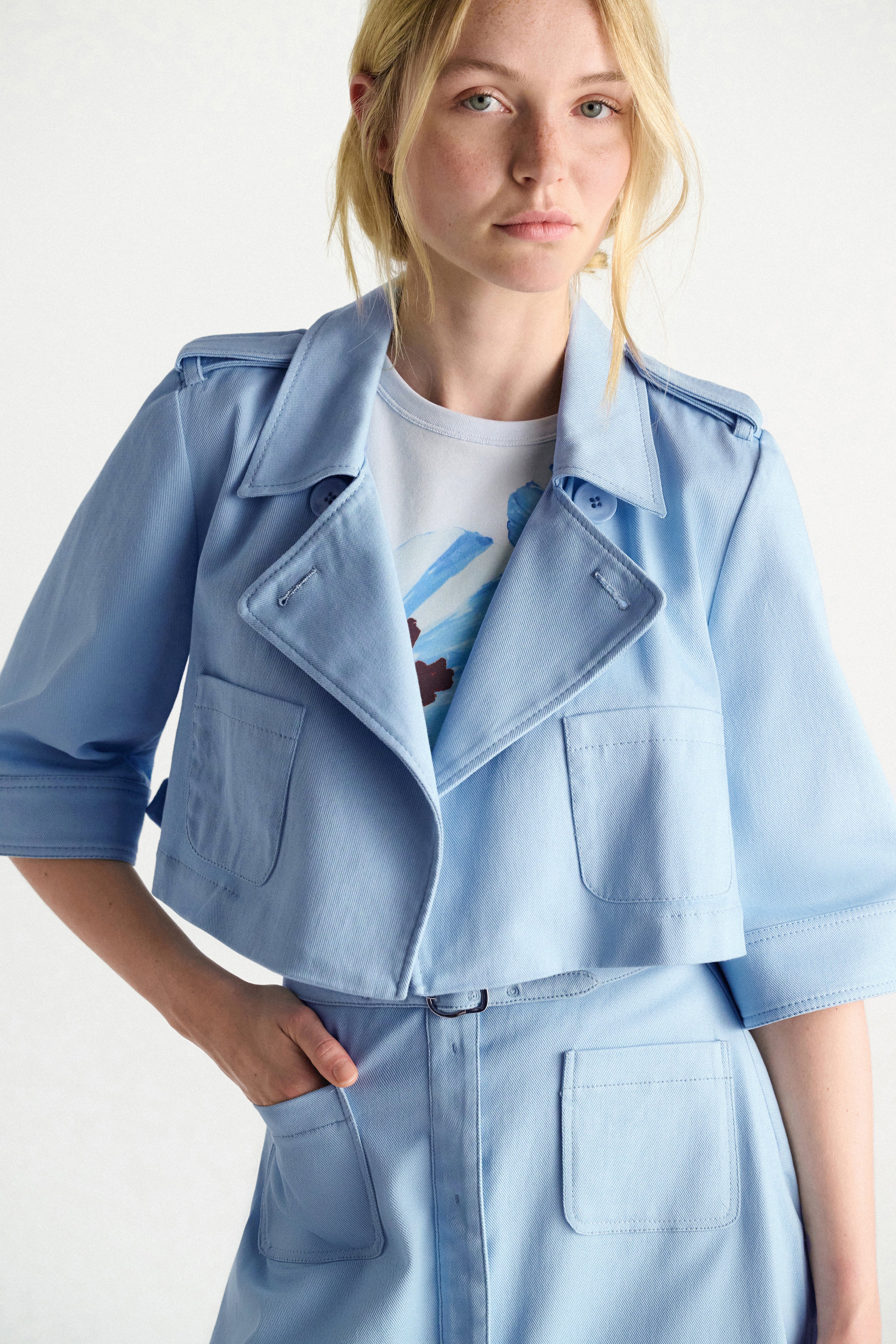 Dorothee Schumacher Jacke Sporty Chic Mineral