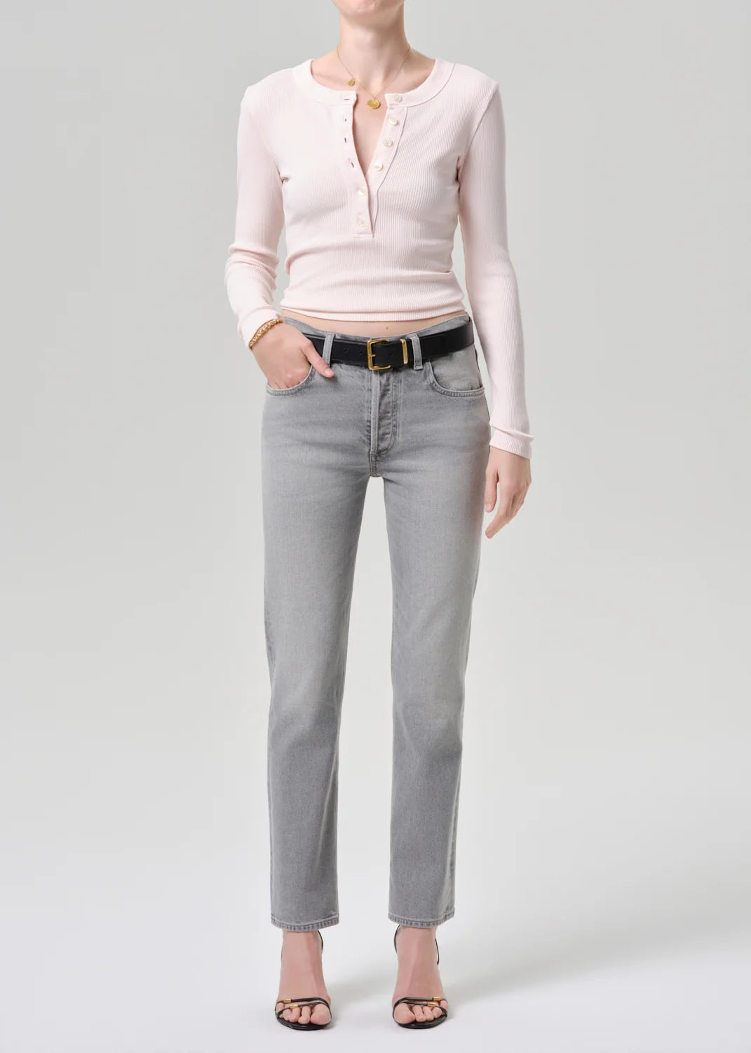 Citizens of Humanity Shirt Varra Peppercorn