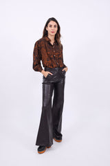 Dorothee Schumacher Lederhose Sleek Statement