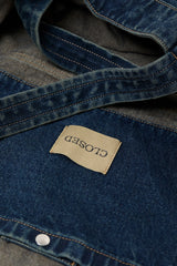 Closed Bag Denim Tote