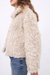 Urban Code Jacke Teddy Curly Beige