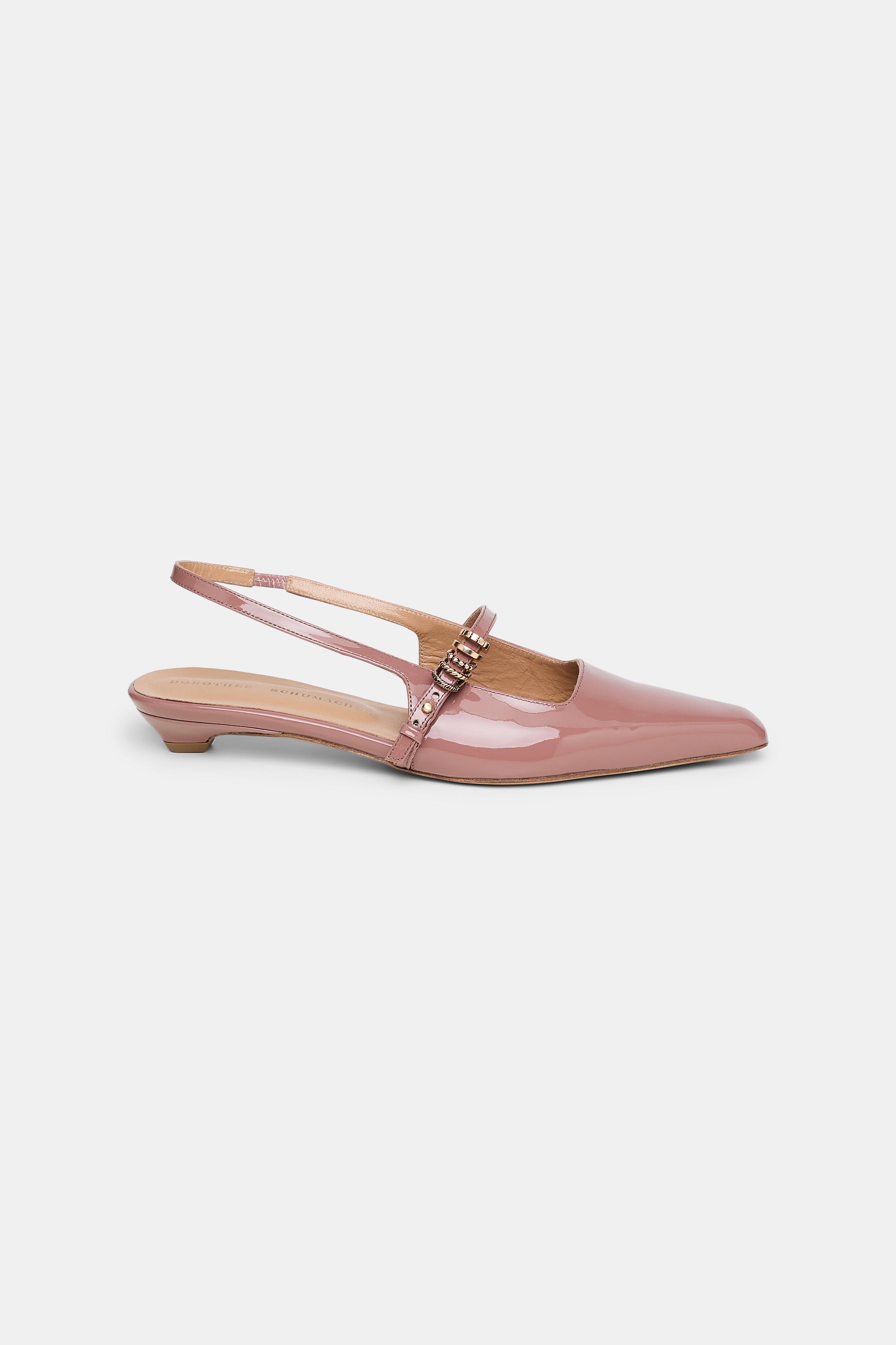 Dorothee Schumacher Slingback Glossy Shine Copper
