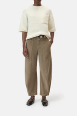 Closed Pullover Short Ivory