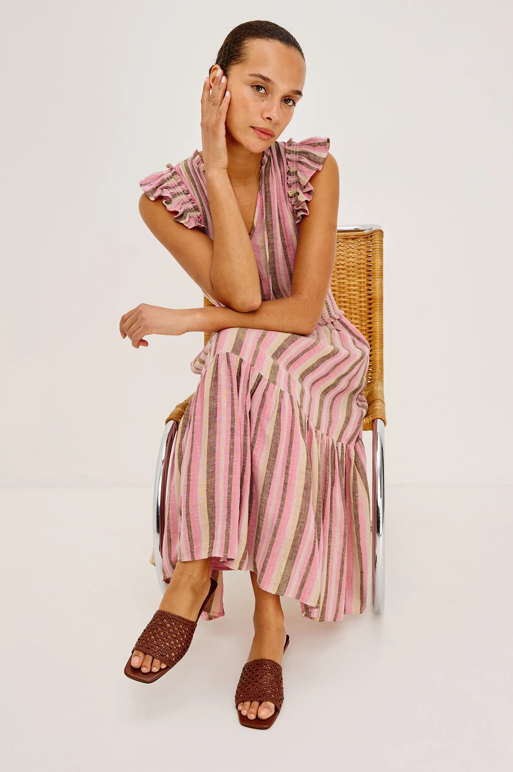 Rails Dress Garden Stripe