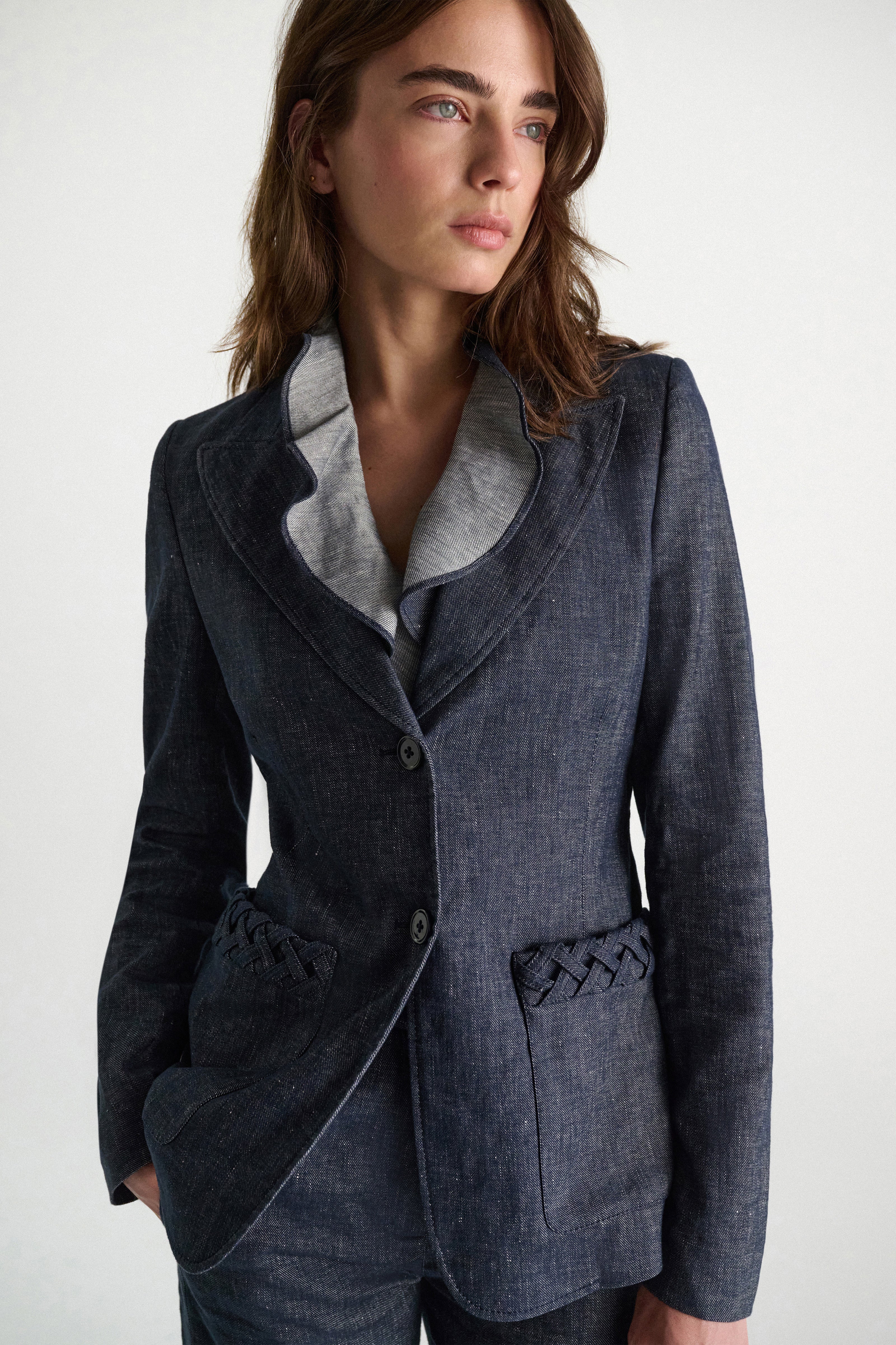 Dorothee Schumacher Blazer Fluid Denim
