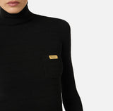 Elisabetta Franchi Rollneck Nero
