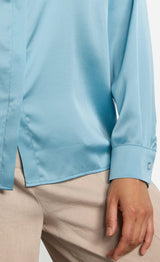 Kiefermann Bluse Tuija Retro Blue