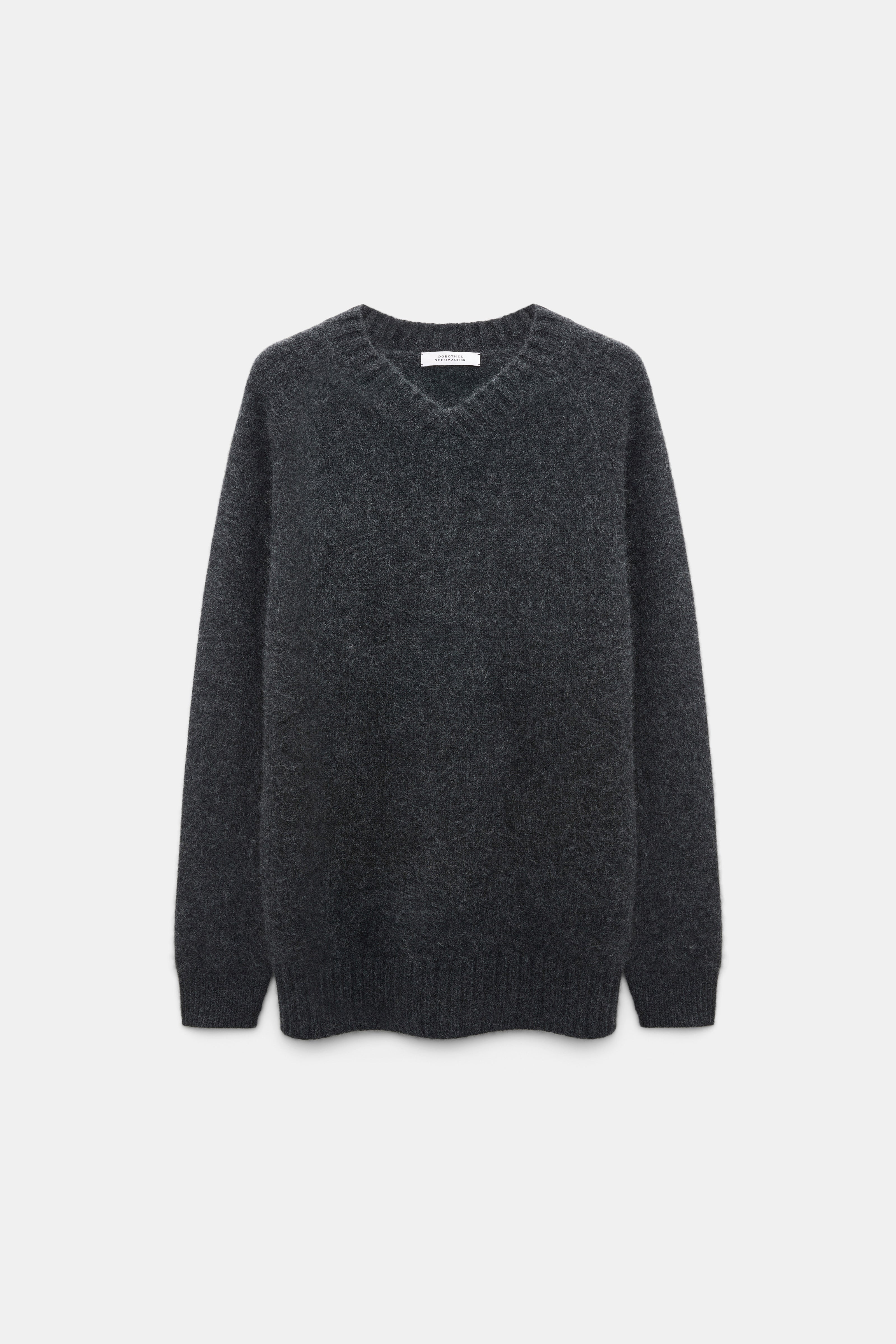 Dorothee Schumacher Pullover Fluffy Statements Anthra