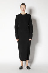 Sminfinity Pullover Cable Crew Coal