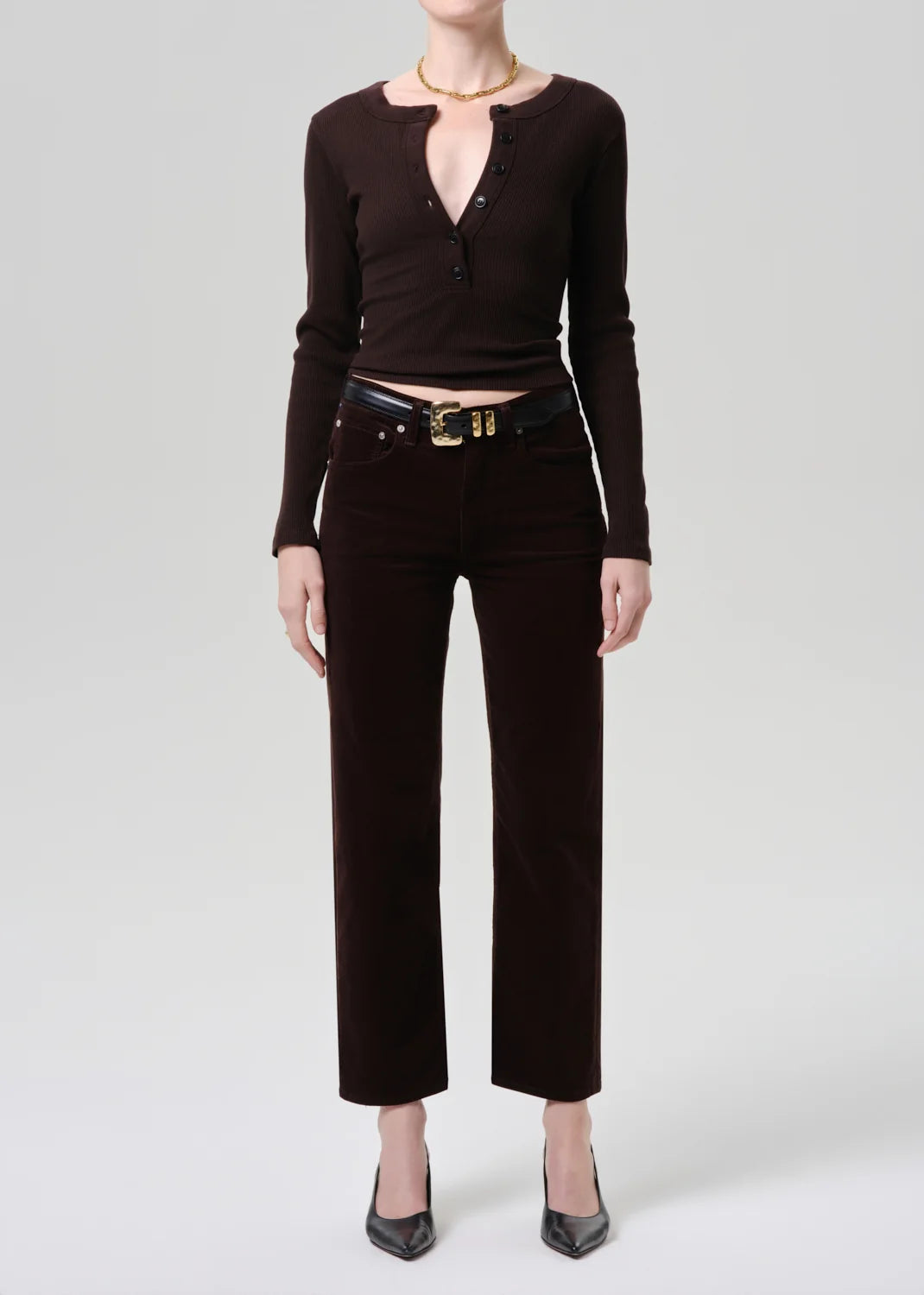 Citizens of Humanity Shirt Varra Choco
