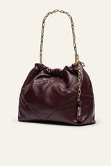Ba&sh Tasche Nappa June Bordeaux