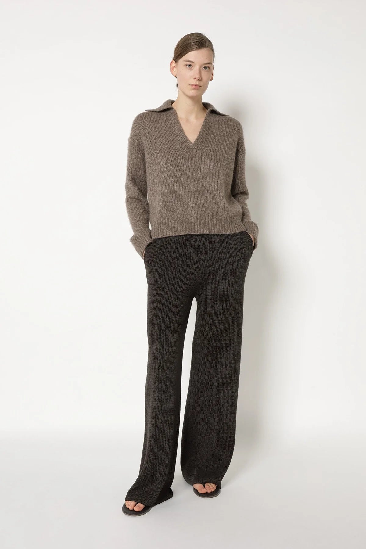 SMINFINITY Pullover Fluffy Wood