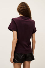 Ba&sh T-Shirt Pio Bordeaux