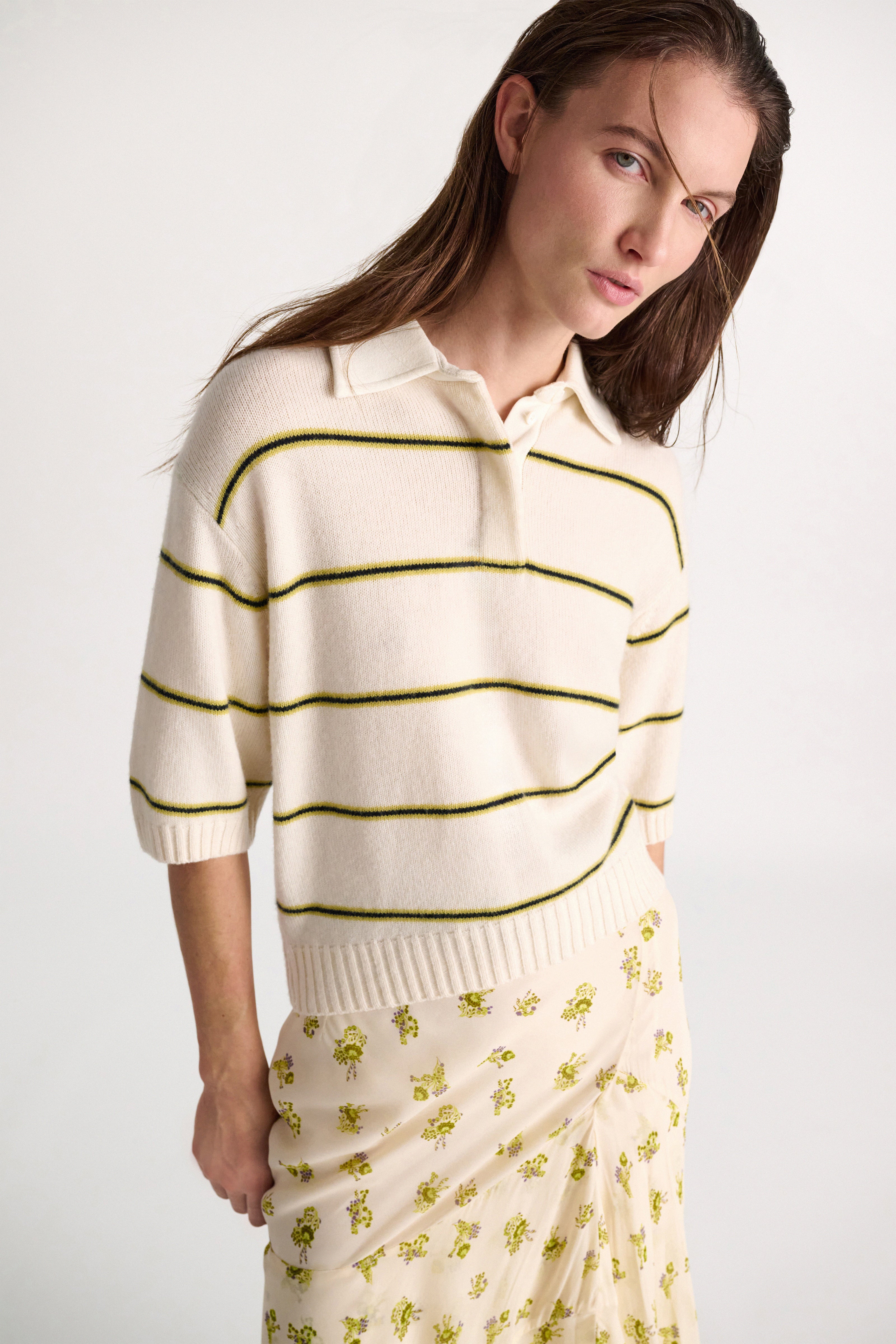 Dorothee Schumacher Sweater Sporty Statements White Ginger