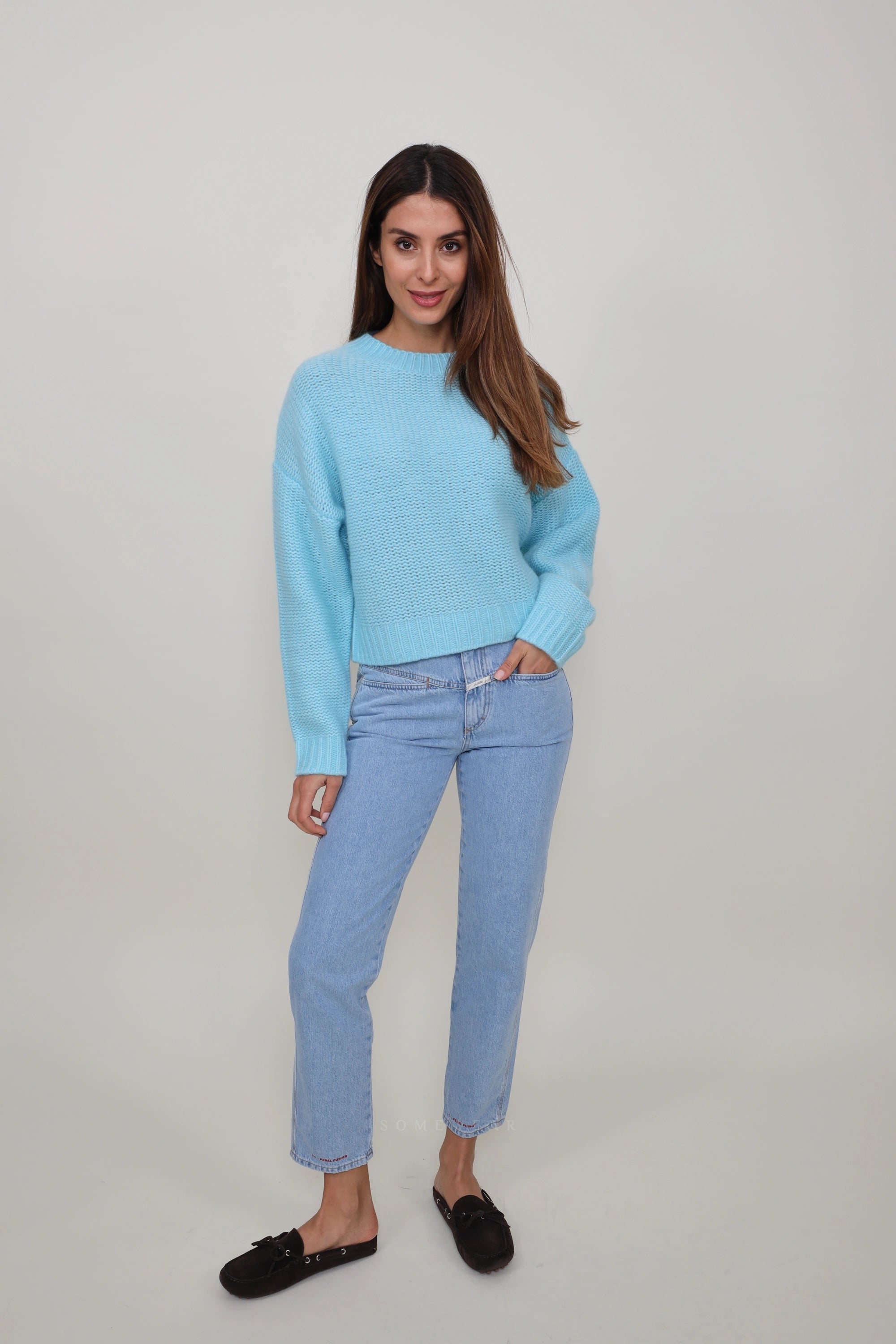 Heart Sweater Aurelia Aqua