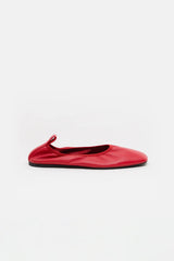 Closed Ballerinas Rose Red