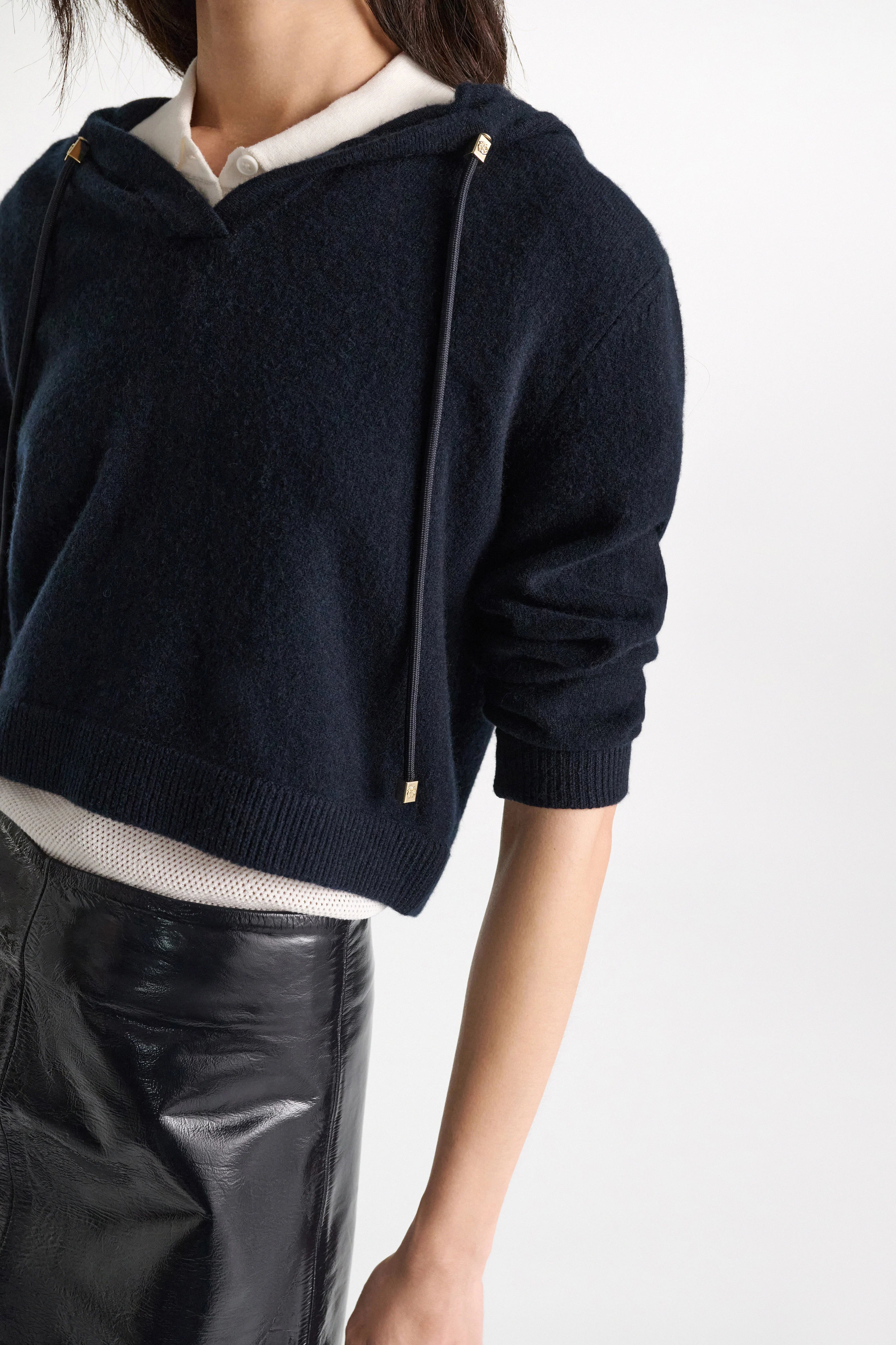 Dorothee Schumacher Pullover Modern Statements Navy