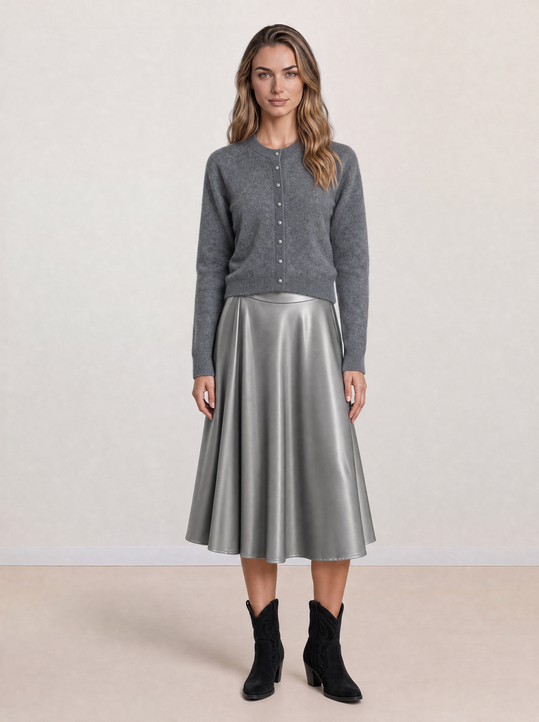 Alcidia Da Veiga Cardigan Thunder