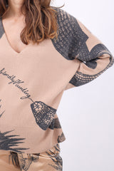 Friendly Hunting Pullover Aurora Garden Eden Honey