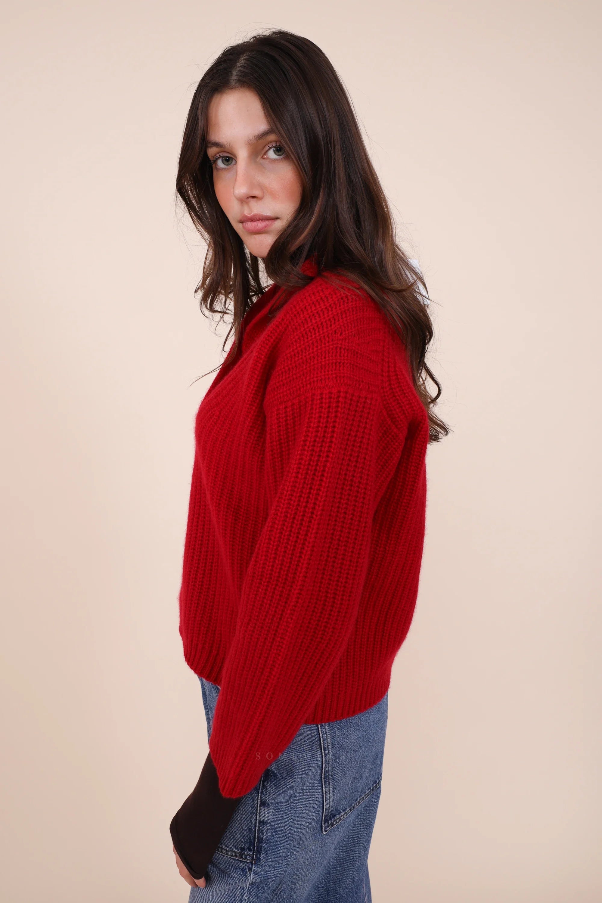 Be You Sweater Be Victorious Crimson