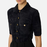 Elisabetta Franchi Cardigan Strick Nero