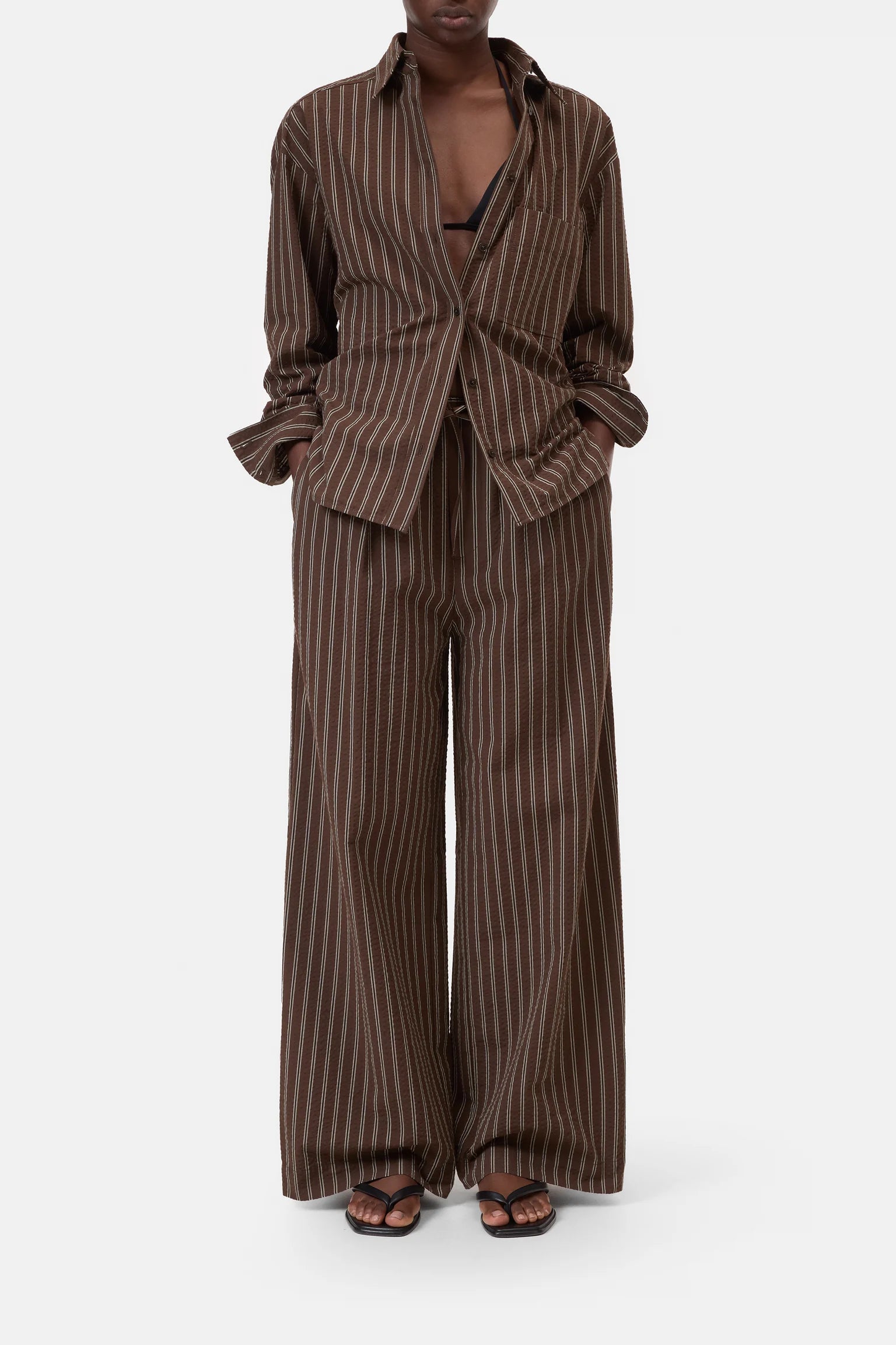 Closed Bluse Maple Stripe