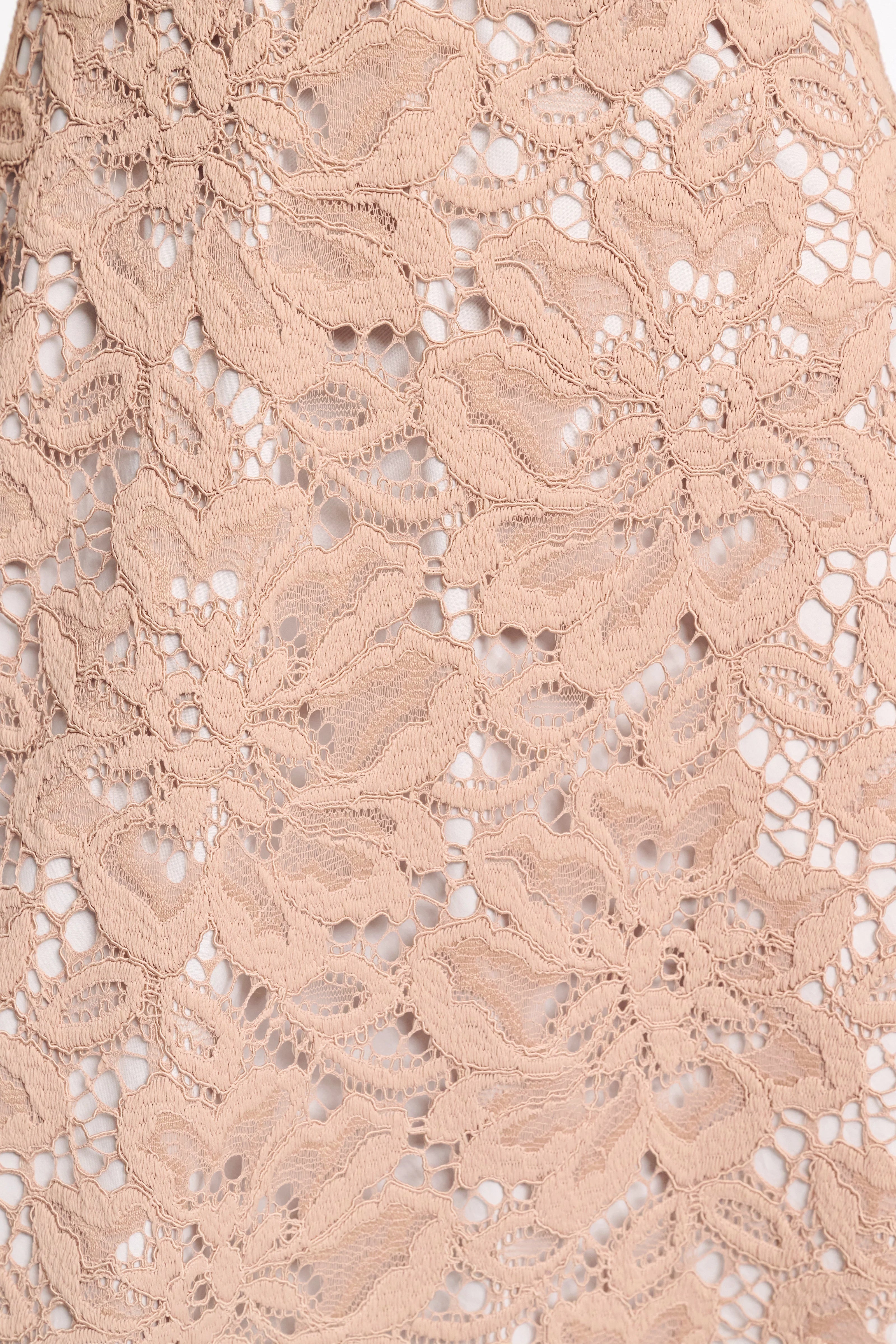 Dorothee Schumacher Kleid Lacy Dreams Tan