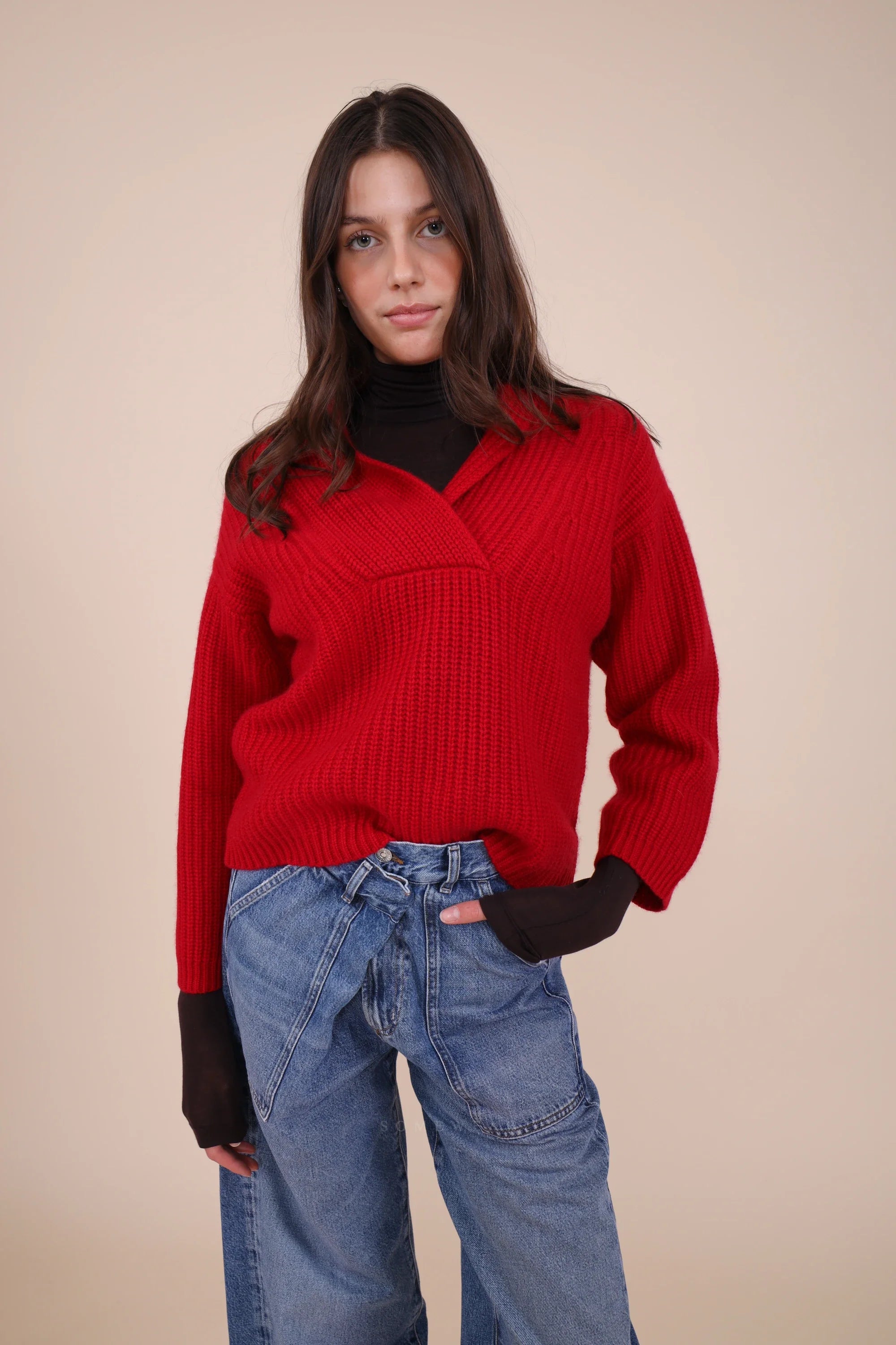 Be You Sweater Be Victorious Crimson