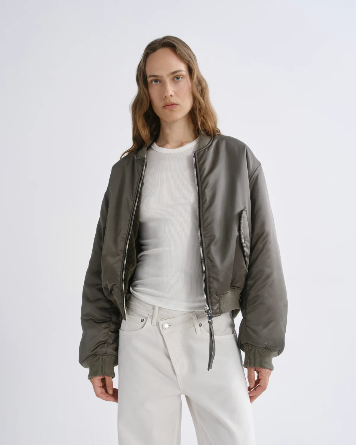 Agolde Wendejacke Bomber Frankie Fern