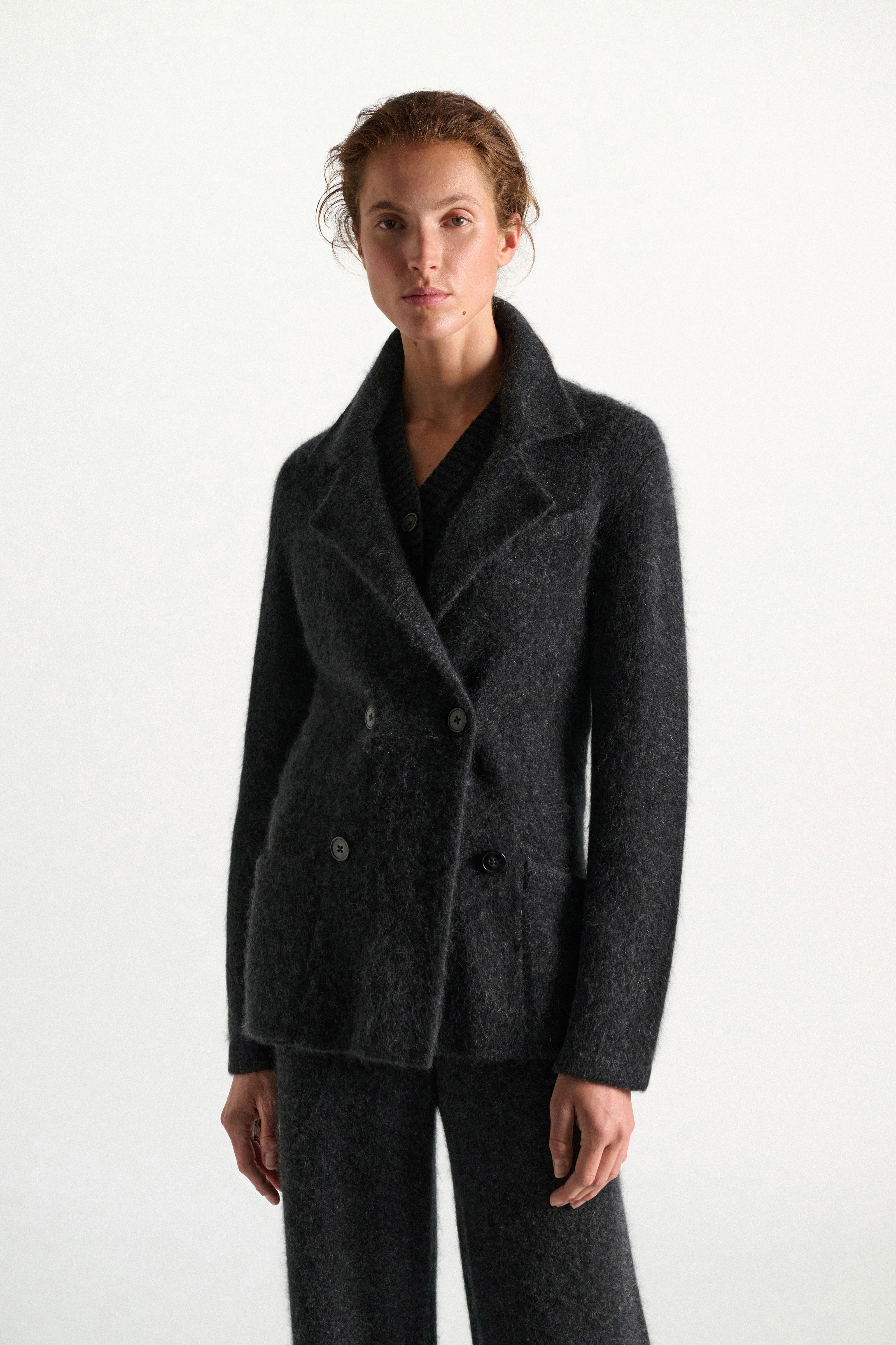Dorothee Schumacher Mantel Fluffy Statements Anthra