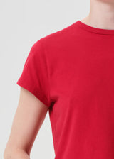 Agolde T-Shirt Shrunken Tomato